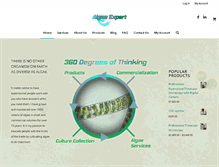 Tablet Screenshot of algaeconsultant.com